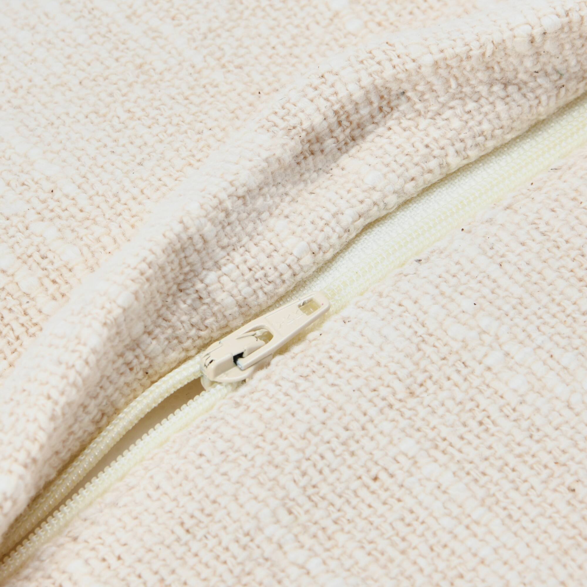 Hello Honey® Cream & Charcoal Embroidered Breathe Pillow